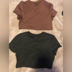 Basic Black and Brown Women's Tops